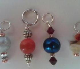 Bulk Little Pendants Mexican Fire Opal Swarovski Crystals Cracked Glass Sterling Copper Bali Silver